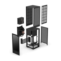 NZXT H1 MINI-ITX GAMING BLACK CABINET CASE