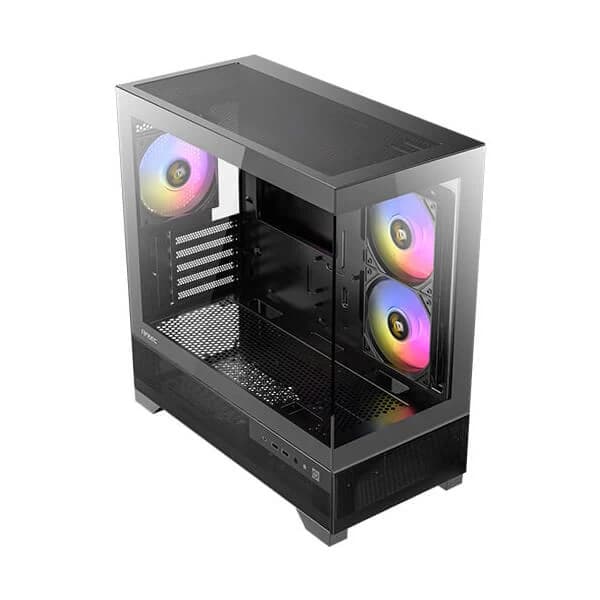 Antec CX500M RGB (M-ATX) Mini Tower Cabinet (Black) hover view