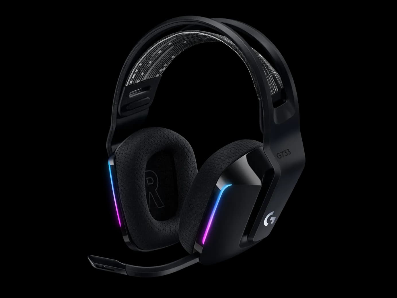 Logitech G733 Lightspeed Wireless RGB Headset Black
