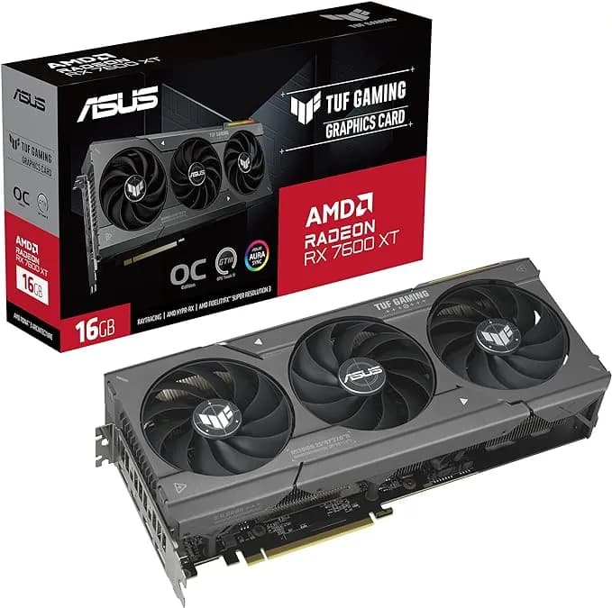 ASUS TUF Gaming Radeon® RX 7600 XT OC Edition 16GB GDDR6 Graphics Card