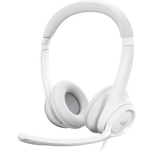 Logitech H390 USB Computer Headset (white)