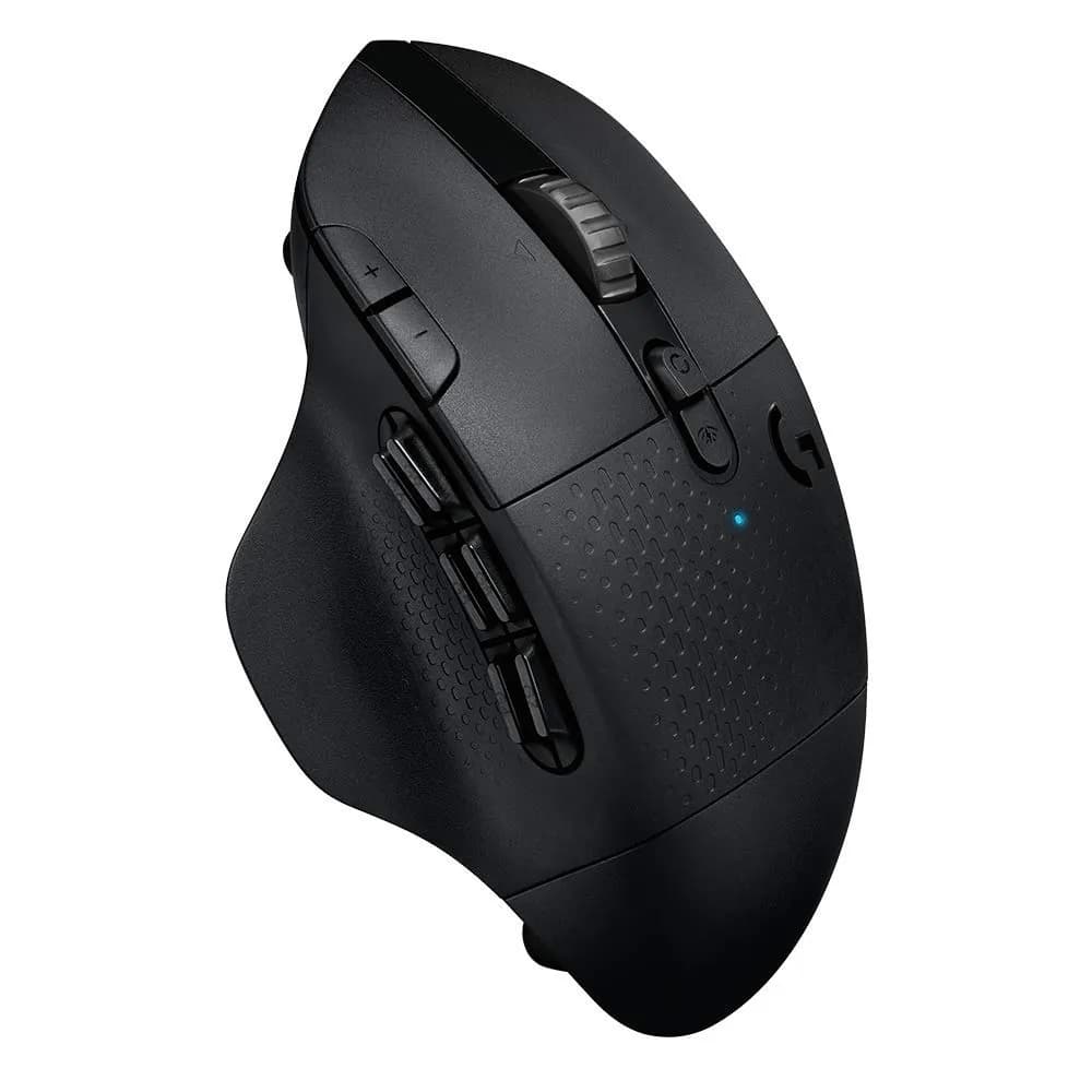 Logitech G604 Lightspeed Wireless Gaming Mouse, Hero 16K DPI Sensor, 15 Programmable Controls, Up to 240-Hr Battery Life, Dual Wireless connectivity - Black