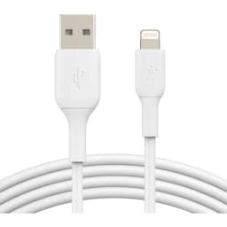 elkin Boost Charge Lightning to USB Type-A Cable (3.3', White)