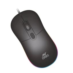 Ant Esports GM40 RGB Ergonomic Wired Gaming Mouse (2400 DPI, Optical Sensor, RGB Lighting, 1000Hz Po....