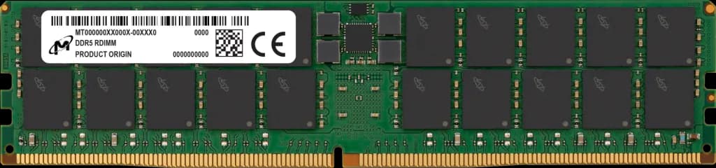 CRUCIAL Micron 64GB DDR5-4800 RDIMM 2Rx4 CL40