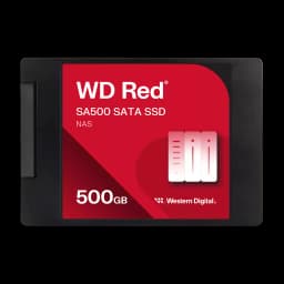 WD Red SA500 NAS SATA SSD 2.5”/7mm Cased - 500GB