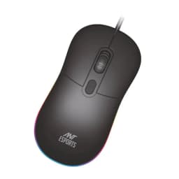 Ant Esports GM40 RGB Ergonomic Wired Gaming Mouse (2400 DPI, Optical Sensor, RGB Lighting, 1000Hz Po....