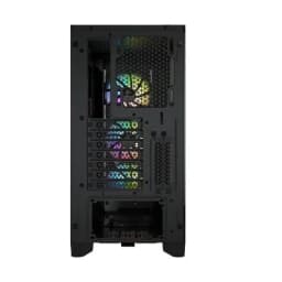 Corsair iCUE4000X RGB Tempered Glass Mid-Tower Gaming Case - Black