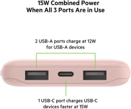 Belkin USB C Portable Power Bank 10000 mAh