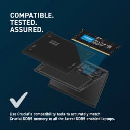 Crucial 16GB DDR5 4800 MHz SO-DIMM Laptop Memory Module - Image 2