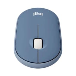 Logitech Pebble M350 Wireless and Bluetooth Mouse - Blueberry