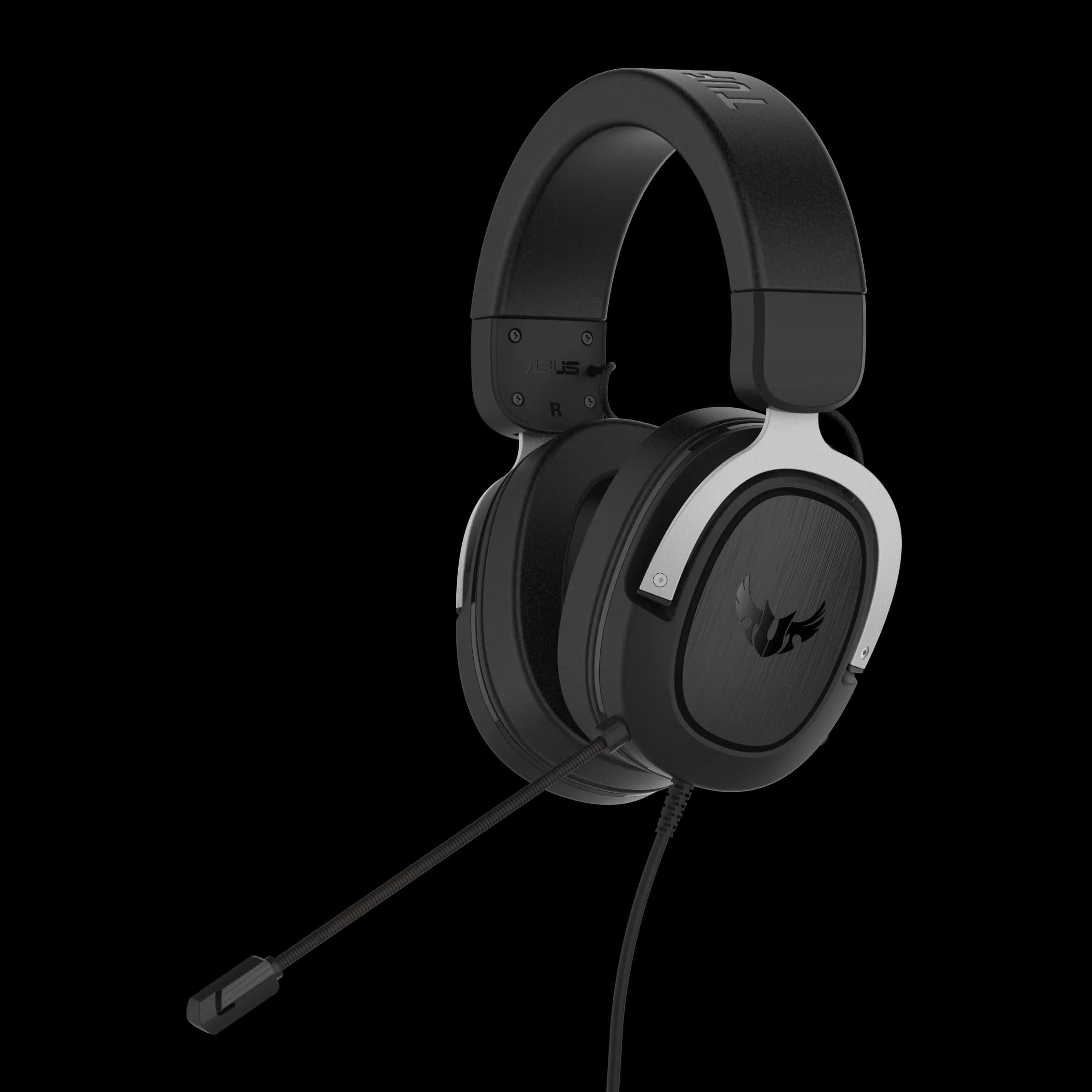 TUF Gaming H3 gaming headset for PC, PS5, Xbox One and Nintendo Switch, featuring 7.1 surround sound, deep bass, lightweight design, fast-cooling ear cushions