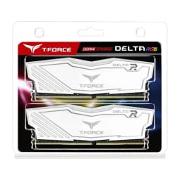TeamGroup T-Force Delta RGB 32GB (16GBx2) DDR4 3200MHz Desktop RAM (White) - Image 2