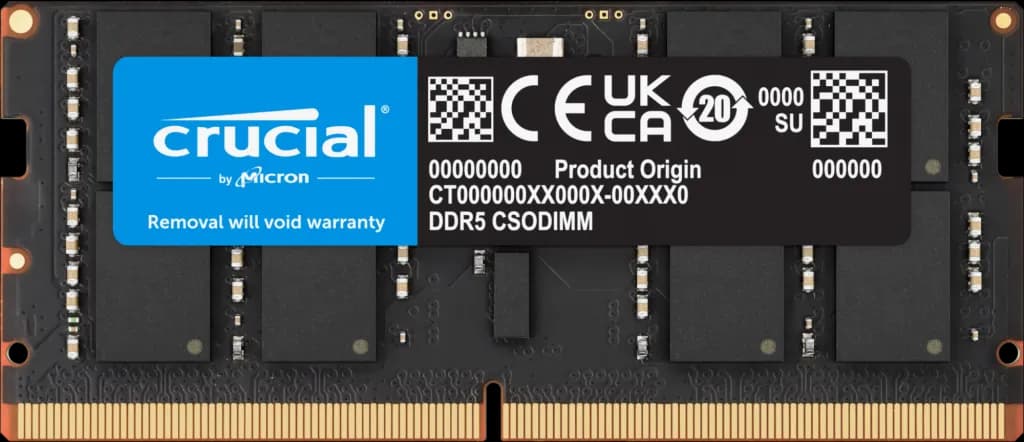Crucial 32GB DDR5-6400 CSODIMM RAM