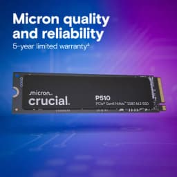 Crucial 2TB P510 PCIe 5.0 M.2 Internal SSD - Image 2