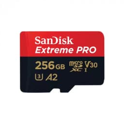 SANDISK Extreme PRO microSDXC 256GB+SD Adapter 200MB s 140MB s A2 C10 V30 UHS - I U3 - Image 1