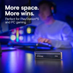 Crucial 1TB P510 PCIe 5.0 M.2 Internal SSD with Heatsink - Image 3