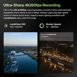 IZI Brephos Micro Drone – 4K60fps Professional Drone with 1” CMOS 48MP Camera, NightSight Ultra, 6X Zoom, Omni Obstacle Avoidance, 24Km Range, HDR 2.0, 3-Axis Gimbal - Image 6