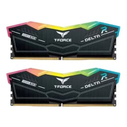 TeamGroup T-Force Delta RGB 32GB (16GBx2) DDR5 6000MHz Desktop RAM - Black - Image 1