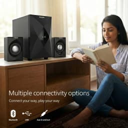 Philips MMS2634 2.1 Channel 60W Bluetooth Multimedia Speaker System - Image 5