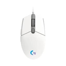 Logitech G203 LIGHTSYNC RGB Wired Gaming Mouse - White - Image 3