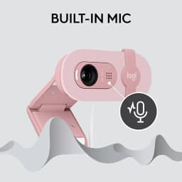 Logitech Brio 100 Full HD 1080p Webcam - Rose - Image 6