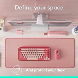 Logitech Studio Series Large Desk Mat - Dark Rose - Image 8