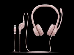 Logitech H390 USB Computer Headset - Rose - Image 3