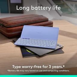 Logitech Keys-To-Go 2 Portable Wireless Keyboard - Lilac - Image 8