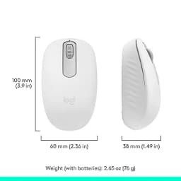 Logitech M196 Bluetooth Wireless Mouse - White - Image 8