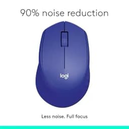 Logitech M331 Silent Plus Wireless Mouse - Blue - Image 8