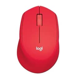 Logitech M331 Silent Plus Wireless Mouse - Red - Image 1
