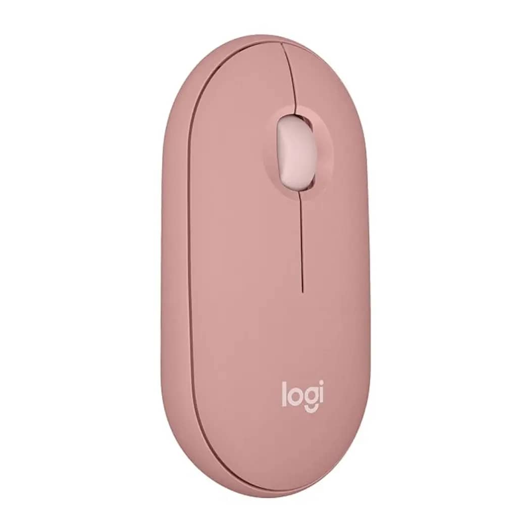 Logitech Pebble Mouse 2 M350s Wireless Bluetooth Mouse - Tonal Rose