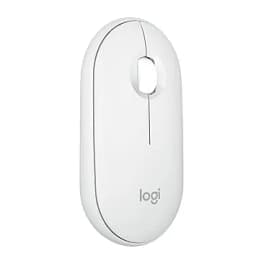 Logitech Pebble Mouse 2 M350s Slim Bluetooth Wireless Mouse - Tonal White - Image 1