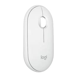 Logitech Pebble Mouse 2 M350s Slim Bluetooth Wireless Mouse - Tonal White - Image 3