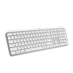 Logitech MX Keys S Wireless Keyboard - Pale Grey - Image 1