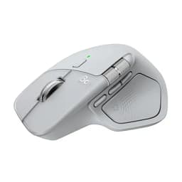 Logitech MX Master 4 Ergonomic Wireless Mouse - Pale Grey - Image 4