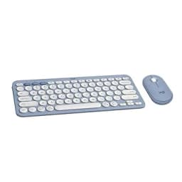 Logitech Pebble 2 Combo Wireless Keyboard and Mouse - Tonal Blue - Image 1