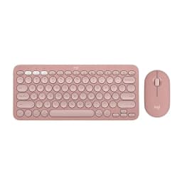 Logitech Pebble 2 Combo Wireless Keyboard and Mouse - Tonal Rose - Image 5