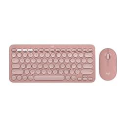 Logitech Pebble 2 Combo Wireless Keyboard and Mouse - Tonal Rose - Image 7