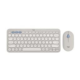 Logitech Pebble 2 Combo Wireless Keyboard and Mouse - Tonal Sand - Image 6