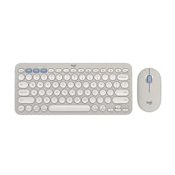 Logitech Pebble 2 Combo Wireless Keyboard and Mouse - Tonal Sand - Image 7