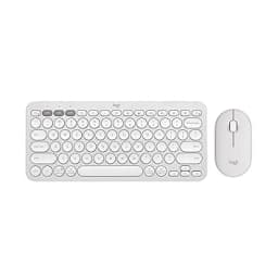 Logitech Pebble 2 Combo Wireless Keyboard and Mouse - Tonal White - Image 1