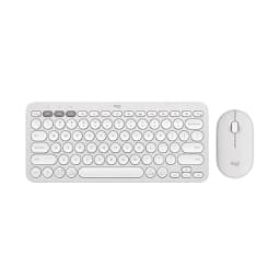 Logitech Pebble 2 Combo Wireless Keyboard and Mouse - Tonal White - Image 4