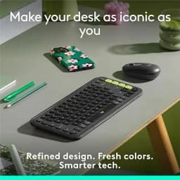 Logitech POP ICON Keys Wireless Bluetooth Keyboard - Graphite - Image 8