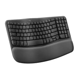 Logitech Wave Keys Wireless Ergonomic Keyboard - Graphite - Image 3