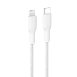 Belkin USB-C to Lightning Braided Cable (2m/6.6ft, White) - Image 1