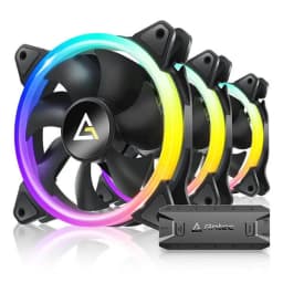 Antec Neon 120mm PWM Triple Case Fan ARGB With Controller - Image 1