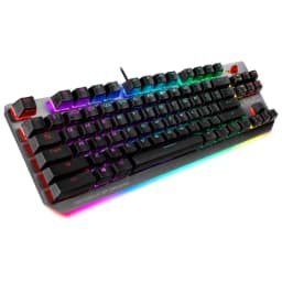 Asus ROG Strix Scope TKL Wired Mechanical RGB Gaming Keyboard - Cherry MX Red Switches