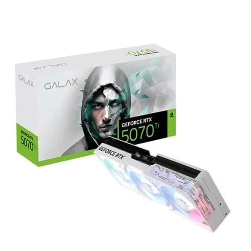 Galax RTX 5070 Ti 1-Click OC White 16GB GDDR7 Graphics Card